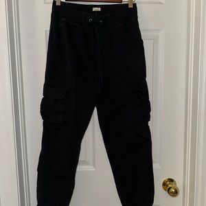 garage | black cargo pants in size XS